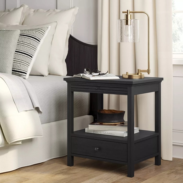 Nightstand For Bed With Drawers