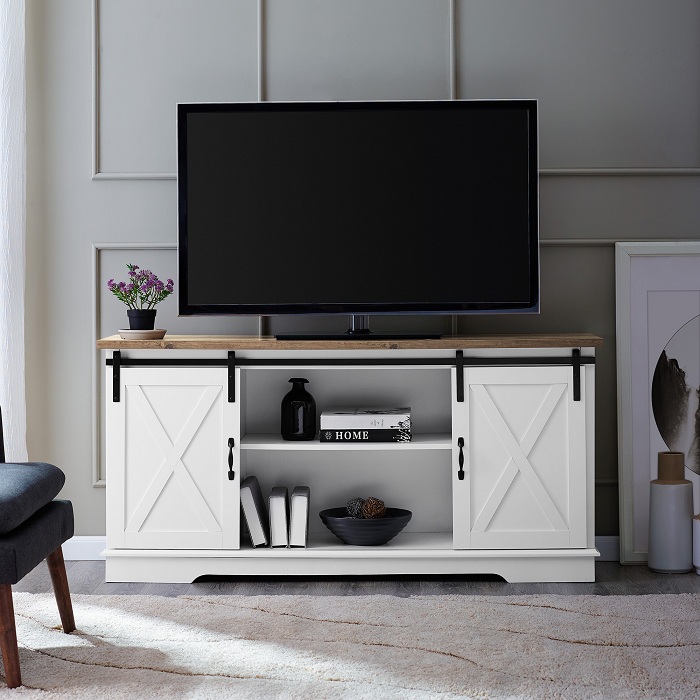 Wood Tv Stand With Doors